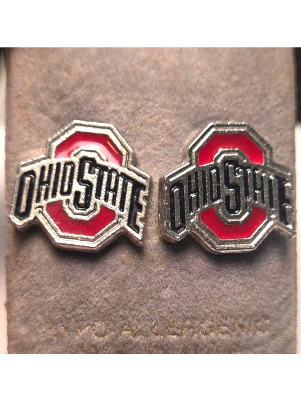 Ohio State Buckeyes Logo Earrings - Collegiate Licensed Product - Made In USA